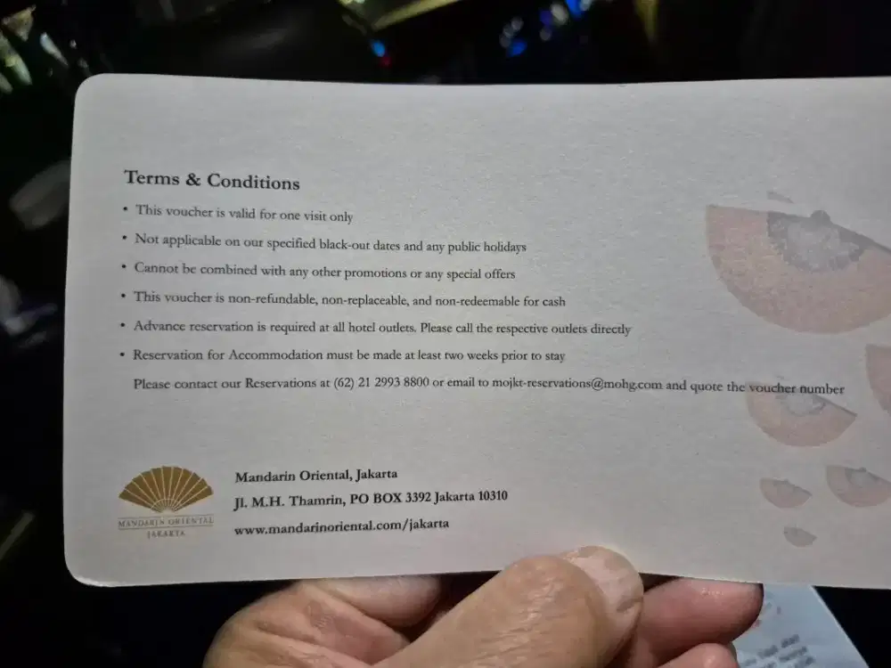 Voucher Kamar 2 Malam di Hotel Bintang 5