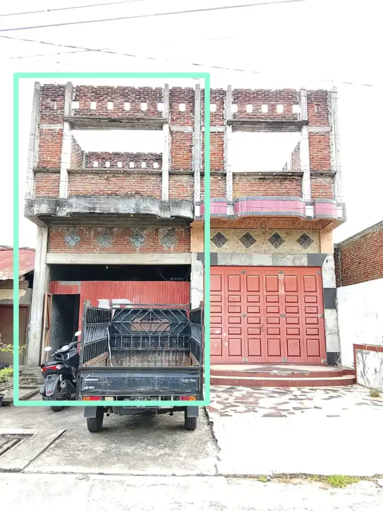 Dijual cepat! bangunan super kokoh 2 lantai,kontruksi 4 lantai.