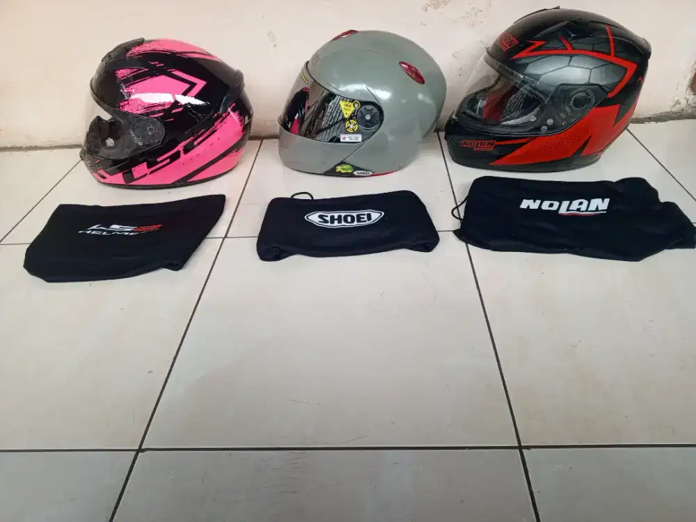 Helm Fullface Nolan Shoei LS2 (Ori) bukan Replika
