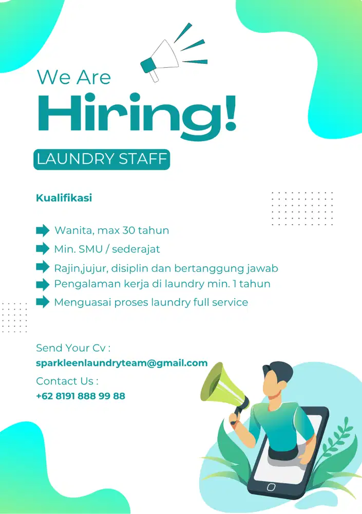Dibutuhkan Wanita sebagai Laundry Staff di PIK 2
