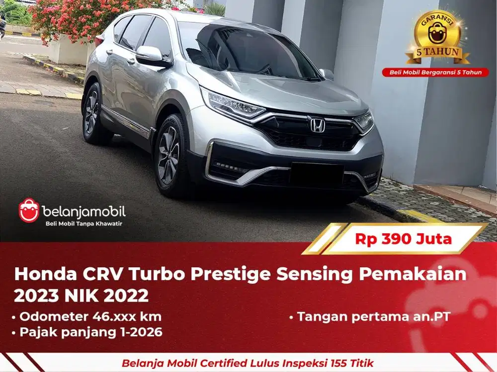 [ GARANSI 5TH ] Honda CRV CR-V CR V Turbo Prestige Sensing 2022 2023
