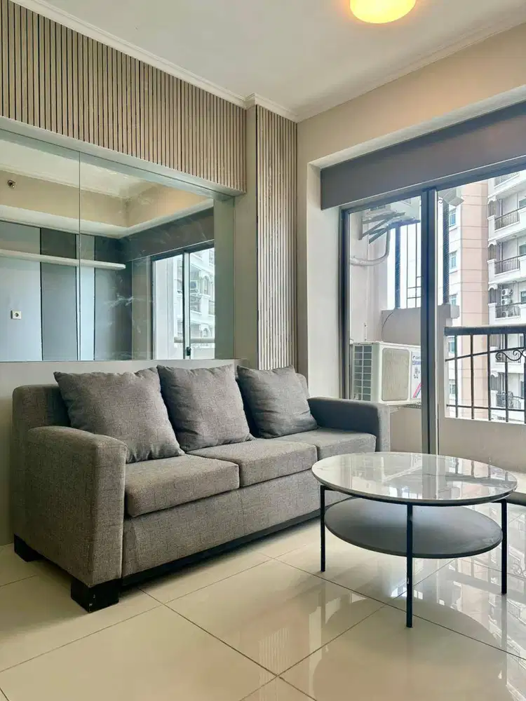 DIJUAL CEPAT APARTEMEN WATERPLACE 2BR FULL FURNISHED ALL NEW GRESS !!