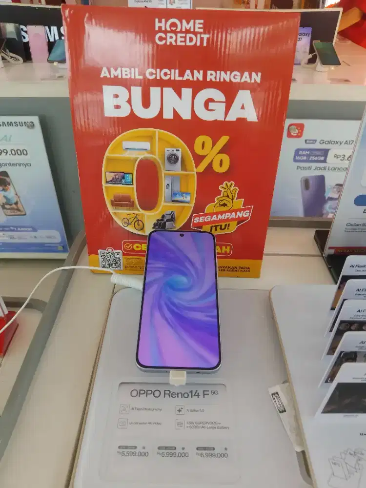OPPO Reno14 F 5G - CICILAN RINGAN TANPA KARTU CREDIT