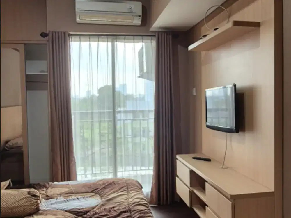 DISEWAKAN APARTEMEN SERPONG GREEN VIEW BSD 5 MNT DARI PINTU TOL BSD FULLY FURNISHED