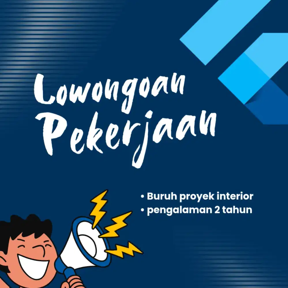 Di butuhkan buruh interior