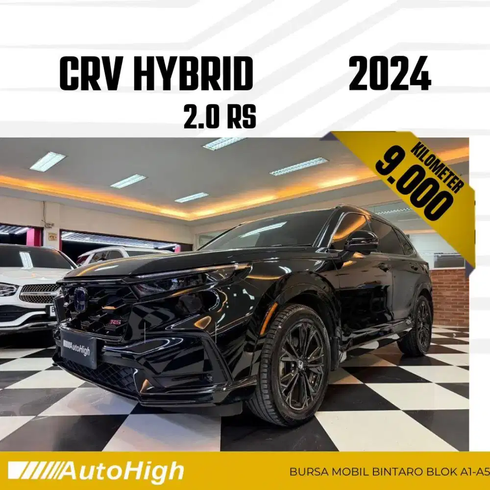 DP10% [Km9.000] CRV RS Hybrid 2024 Black / CR-V Reg 2023 #AUTOHIGH