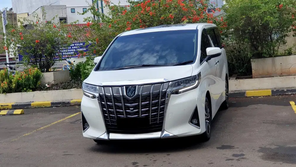 Km23rb toyota alphard g atpm tss 2023 putih sunroof pilotseat