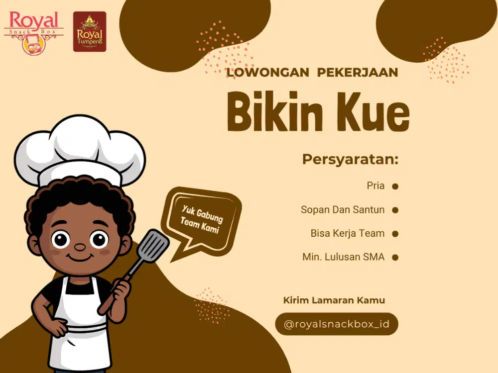Lowongan Kerja Untuk Membuat Kue