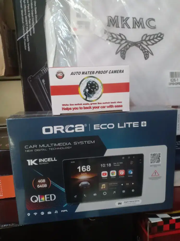 Android ORCA Layar Qled 9 Inchi Ram4/64Gb Free Camera mundur+Psang