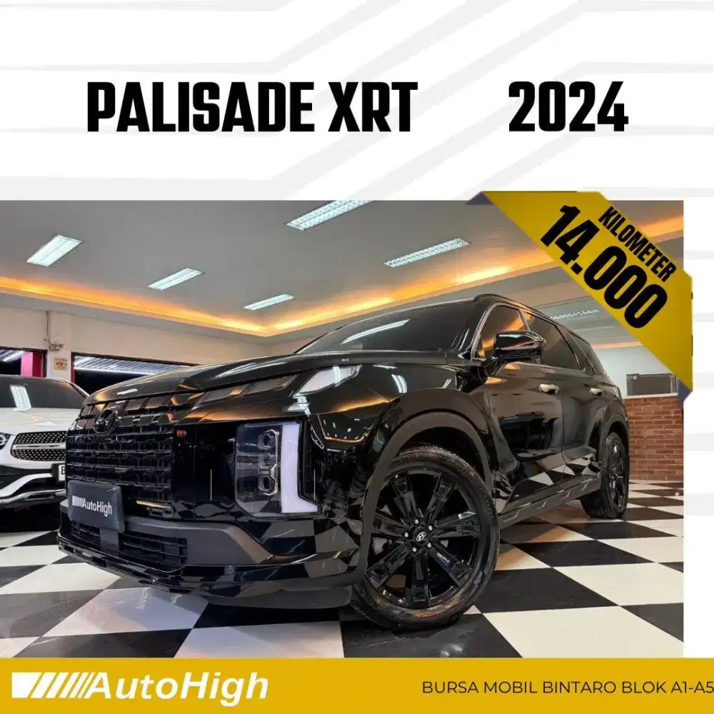 DP10% [Km14.000] Palisade XRT 2024 Black Reg 2025 #AUTOHIGH