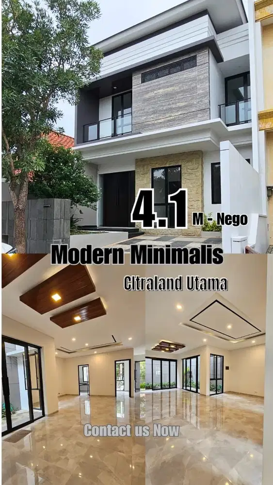 Dijual Rumah Baru Modern Minimalis International Village Citraland