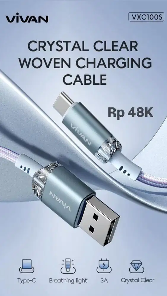 KABEL CHARGER VIVAN VXC100S