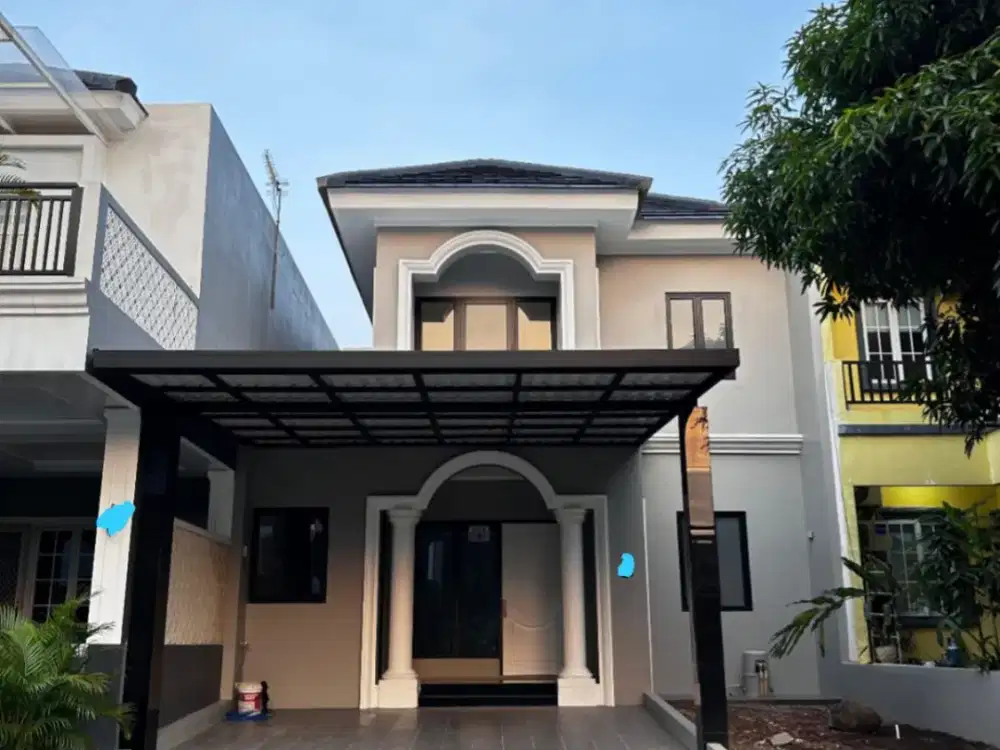 DIJUAL – RUMAH CANTIK SELESAI RENOVASI 2 LANTAI, SIAP HUNI LOKASI DI KOTA WISATA CIBUBUR