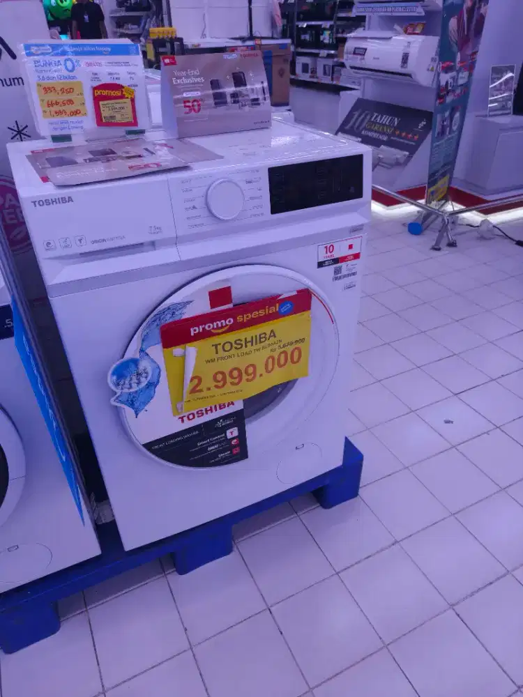 Toshiba mesin cuci front loading