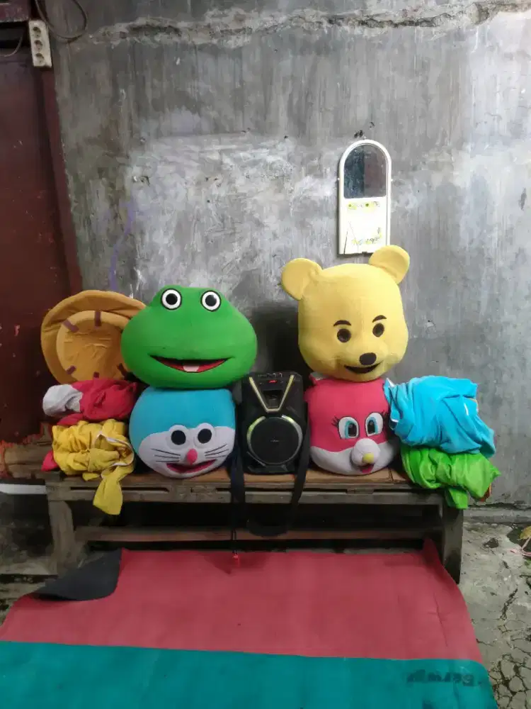 Baju badut dewasa full sett - 4 pasang