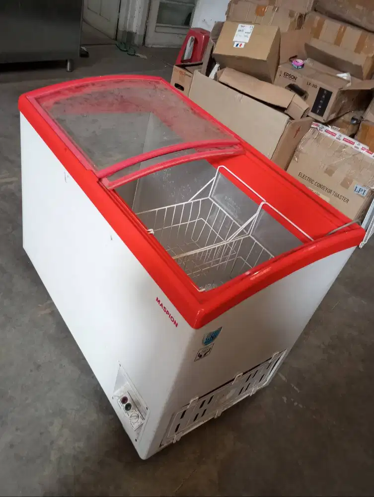 freezer maspion 300 liter tidak jalan