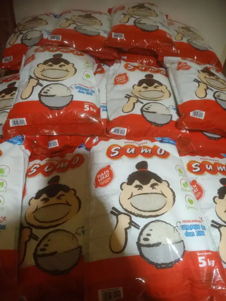 Beras Sumo merah fortifikasi ukuran 5kg