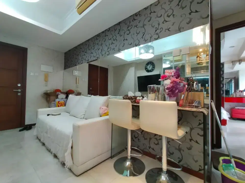 Sewa 2BR Royal Mediterania Garden Tanjung Duren Lokasi Strategis Dekat Mall, Kantor, Universitas