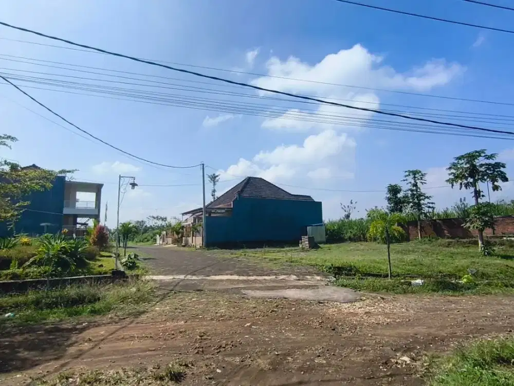 Di jual tanah murah strategis sebelah bandara, view pegunungan bisa skema angsur