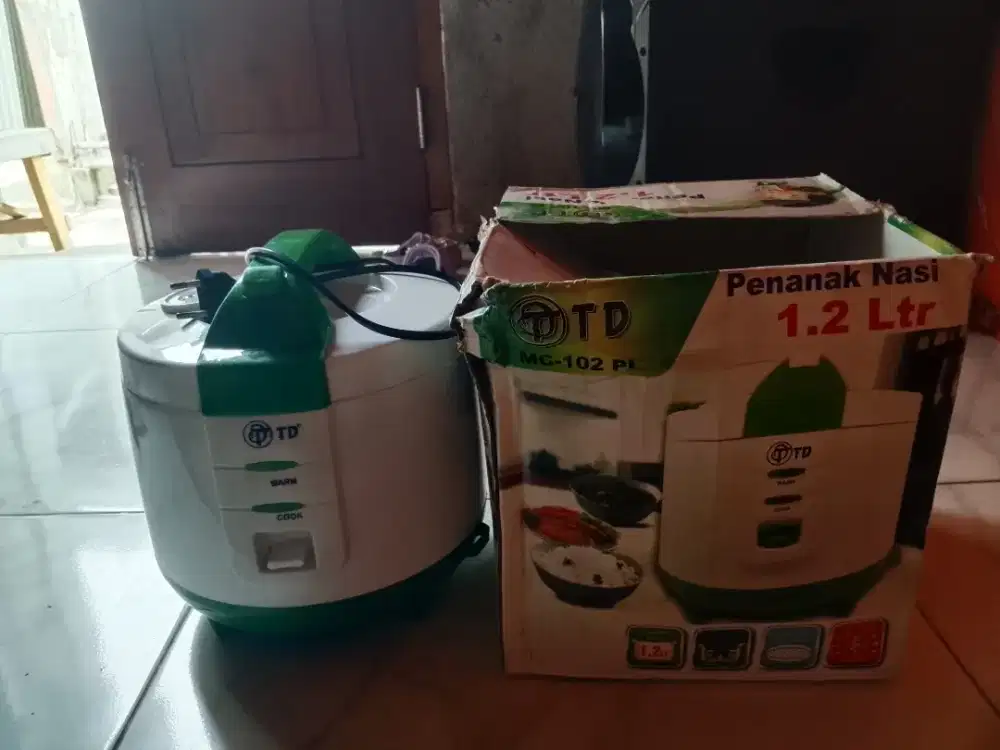 Jual penanak nasi 1.2 L merek TD