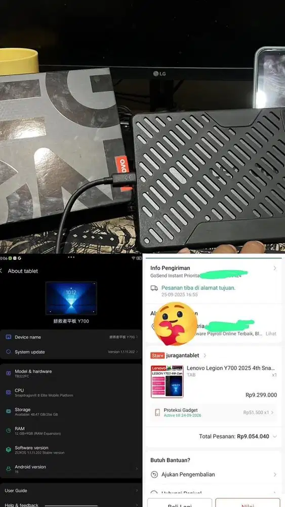 Lenovo legion tab y700 gen 4