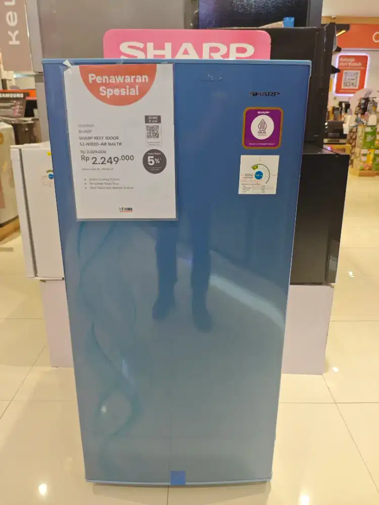 SHARP KULKAS 1 PINTU