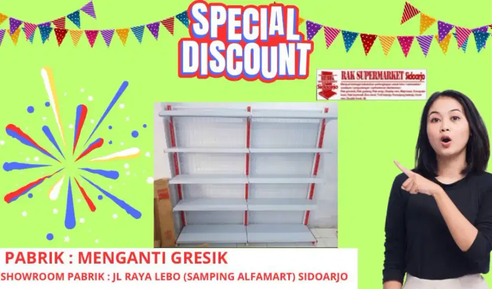 Rak minimarket gondrola