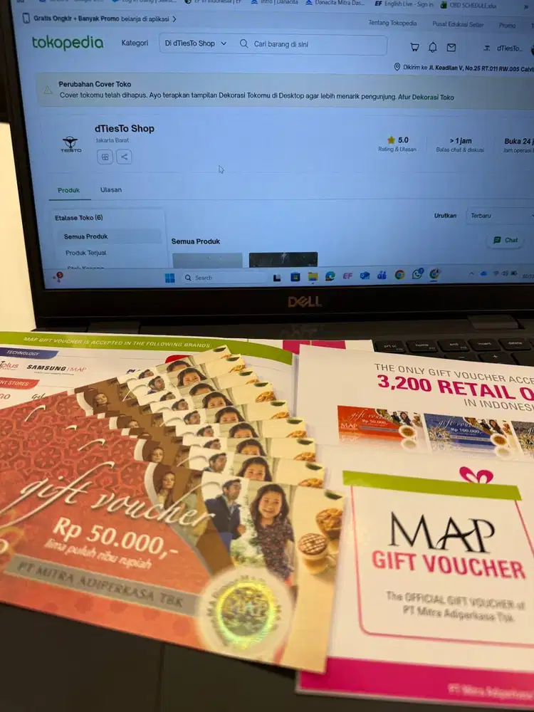 Jual Voucher MAP Nominal 50.000 dan 100.000 Expired December 2027