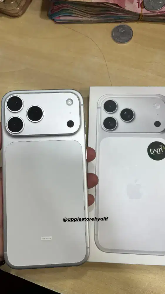 iPhone 17promax 256gb new iBox Warna Silver Cicilan Tanpa DP