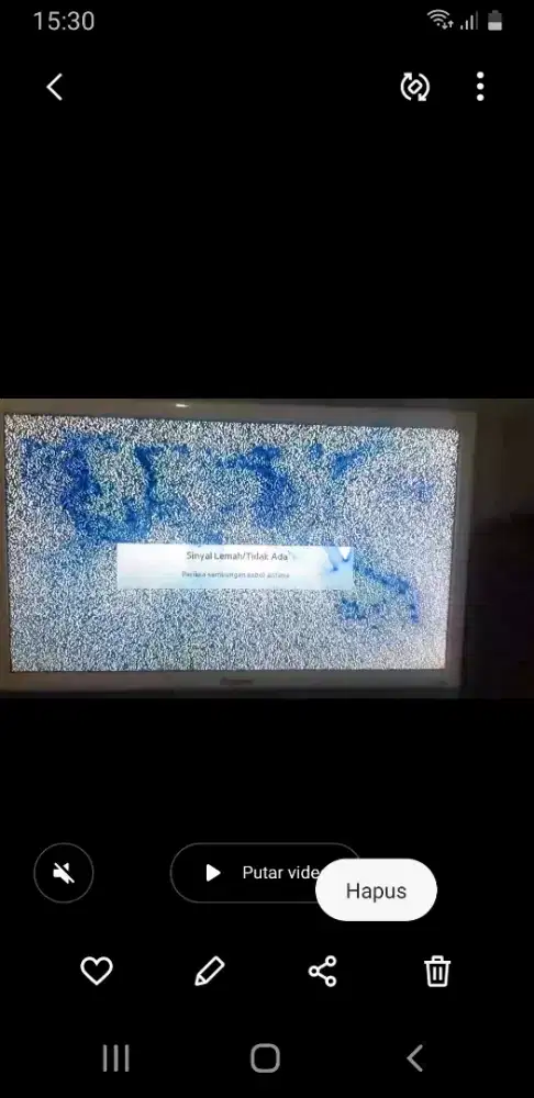 Jual tv   nego   pol    hup wa saja