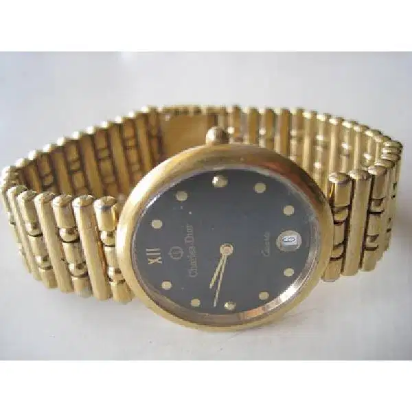 Vintage Classic Gold watch / jam tangan klasik Charles Dior
