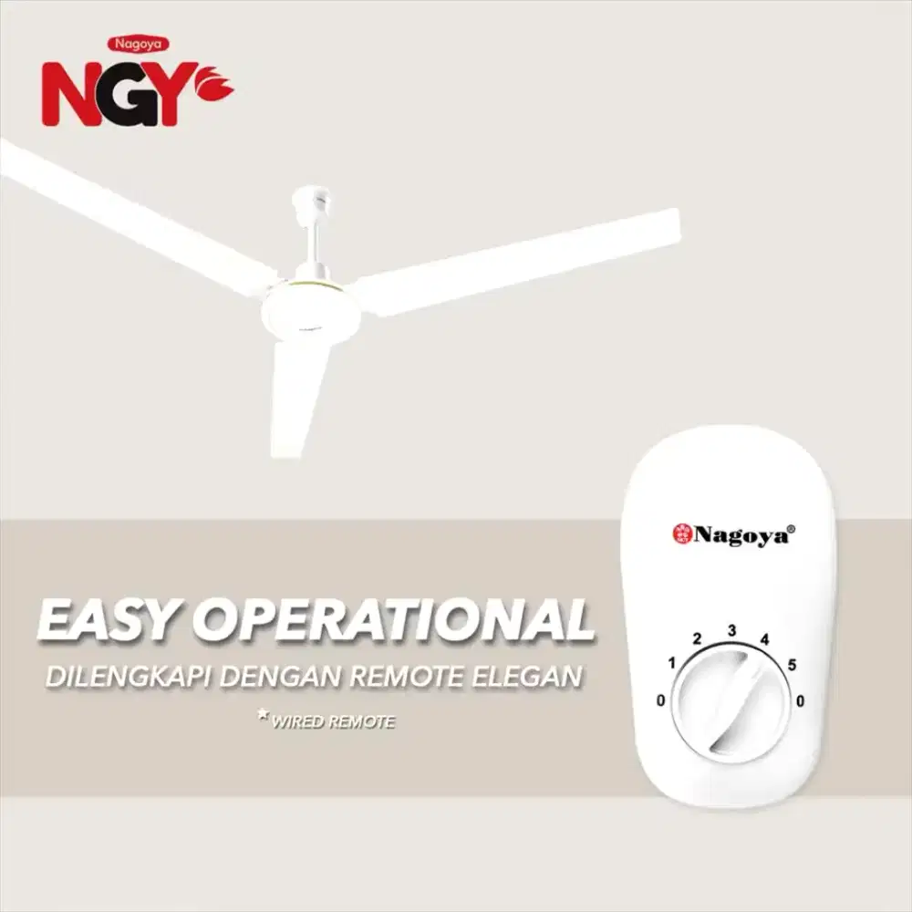 Kipas angin  plafon  baling baling besi 56 cm