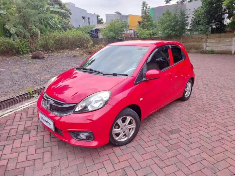 DP MURAH Honda Brio Satya 1.2 E Bensin-MT 2017 MERAH agBQ