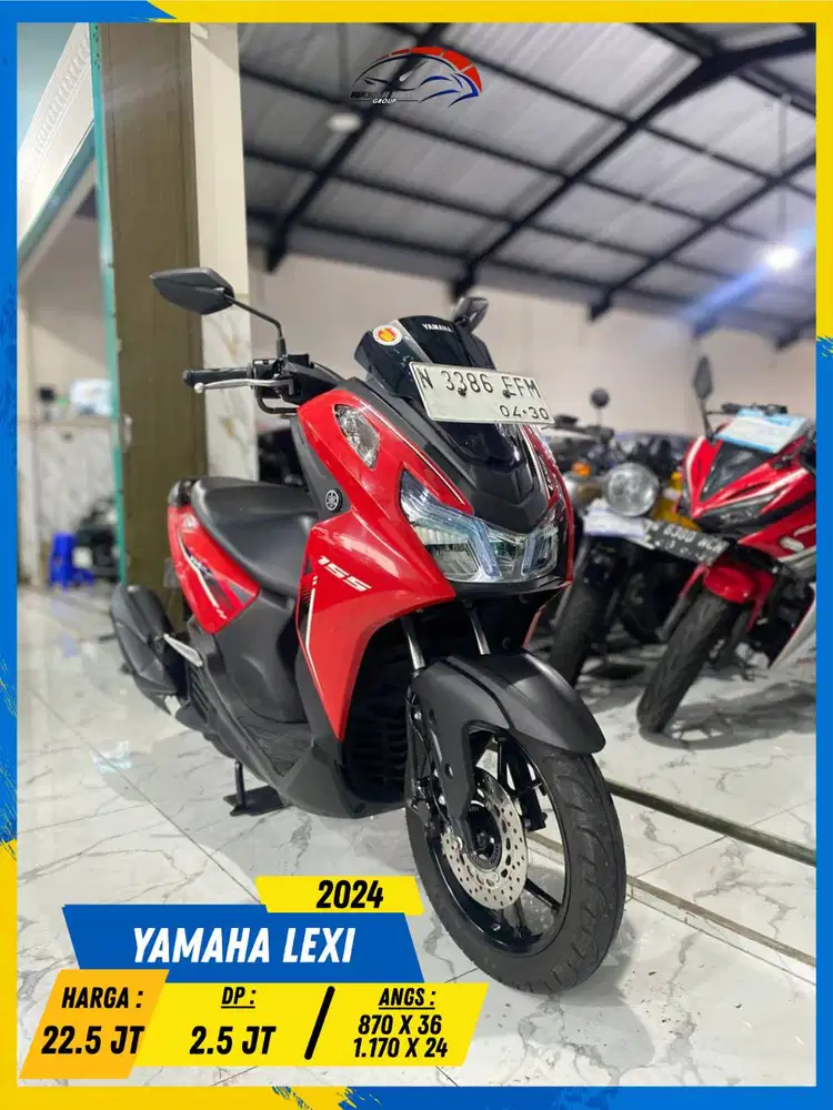 YAMAHA LEXI 155 2024 LIKE NEW MASZEHH HIKMAH MOTOR KEPUH