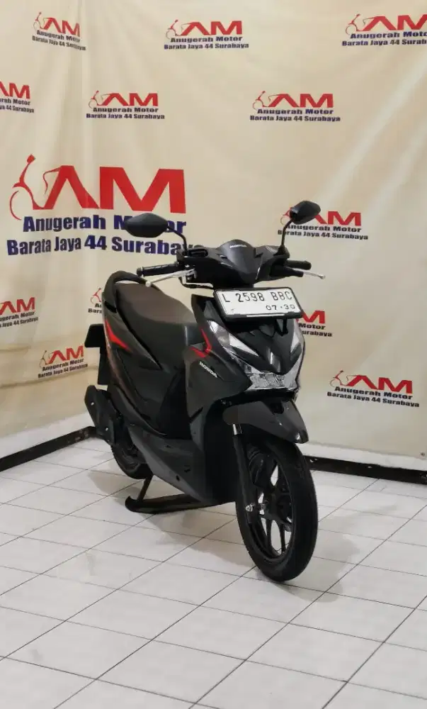 Like New Km 3 Ribu Honda New Beat CBS tahun 2025 Hitam glossy