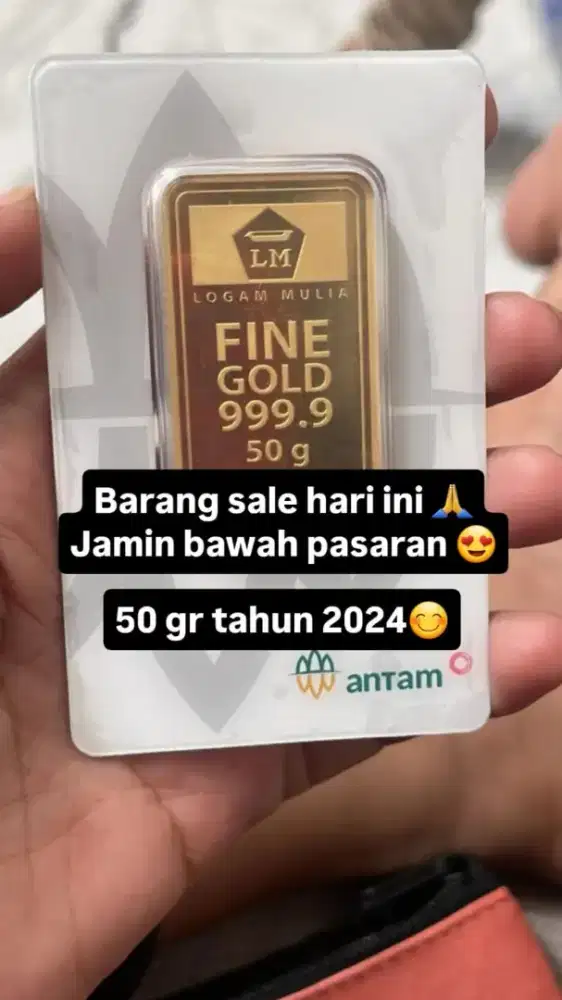 Dijual !! Emas Murni 50gr
