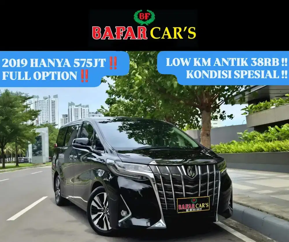 Toyota Alphard G 2019 Low Km Rendah