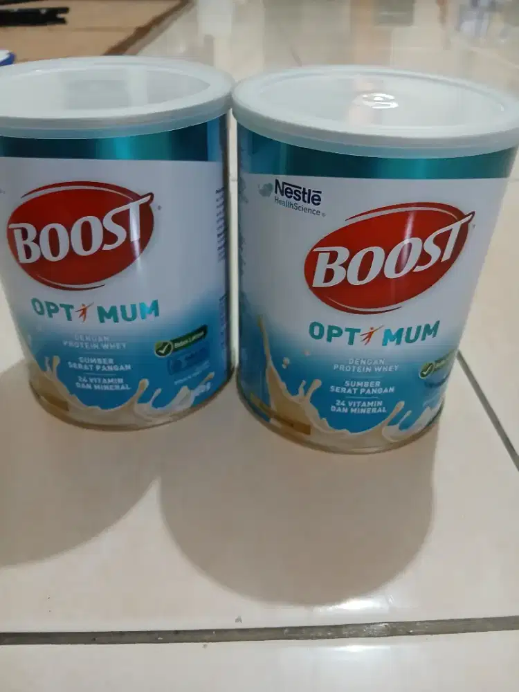 Dijual 2 Kaleng Susu Nestle Boost Optimum 400 gram Baru