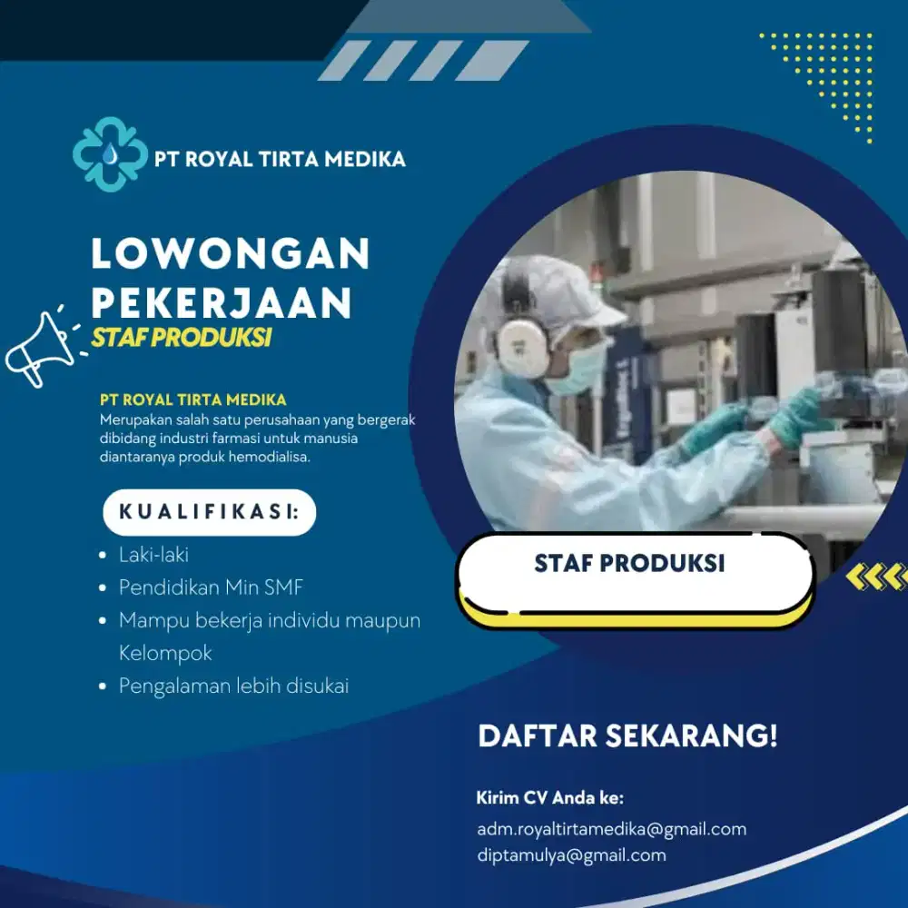 Operator Produksi harian