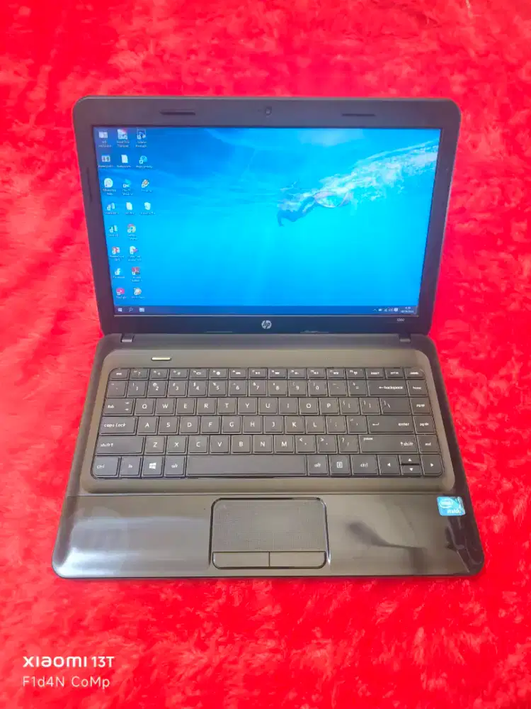 Dijual laptop hp 1000 kencang,intel celeron,ram 8 gb,hdd 500 gb