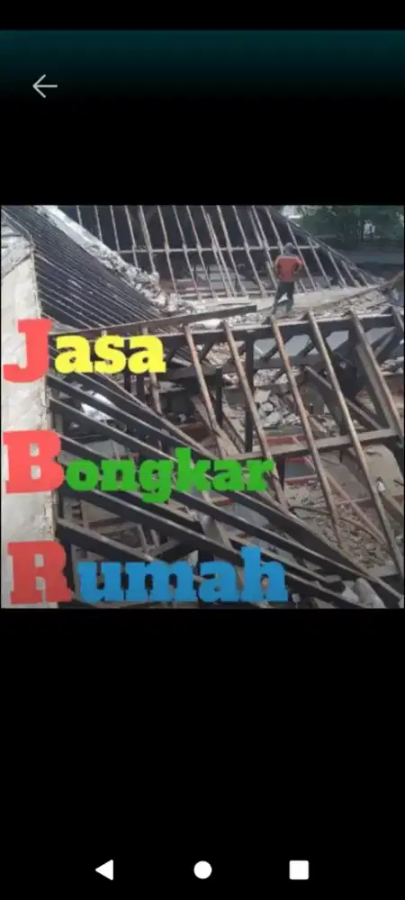 Jasa bongkar rumah tua, gedung