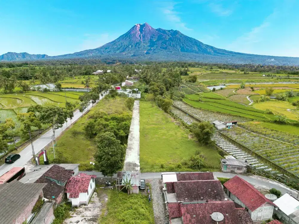 Tanah Kavling Dekat Tol Palbapang – View Merapi & Sawah, 10 Menit ke Borobudur