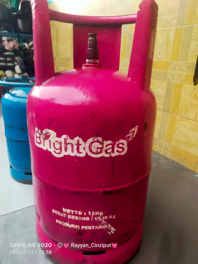 Gas elpiji merk Bright & blue gas