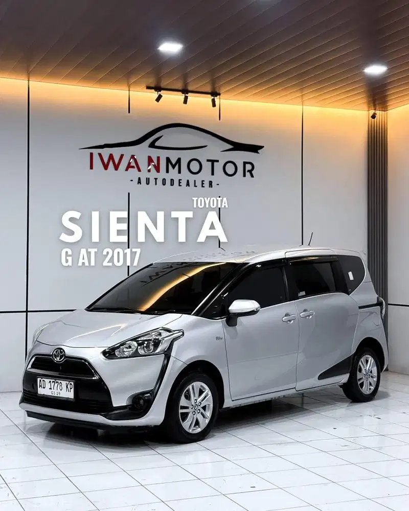 ISTIMEWA! Toyota Sienta 1.5 G AT Tahun 2017 Bebas Laka Bebas Banjir