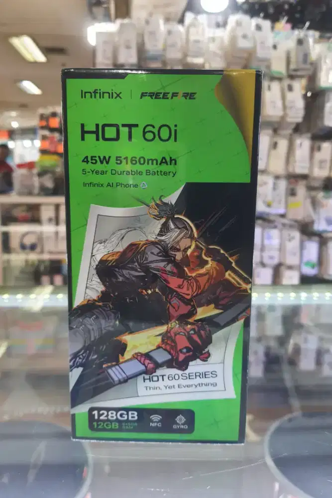 Infinix Hot 60i Ram 6+6/128Gb New