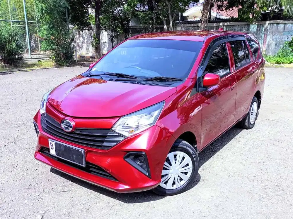 Daihatsu Sigra 1.2 X AT Matic 2024 R 2025 Merah istimewa full ori