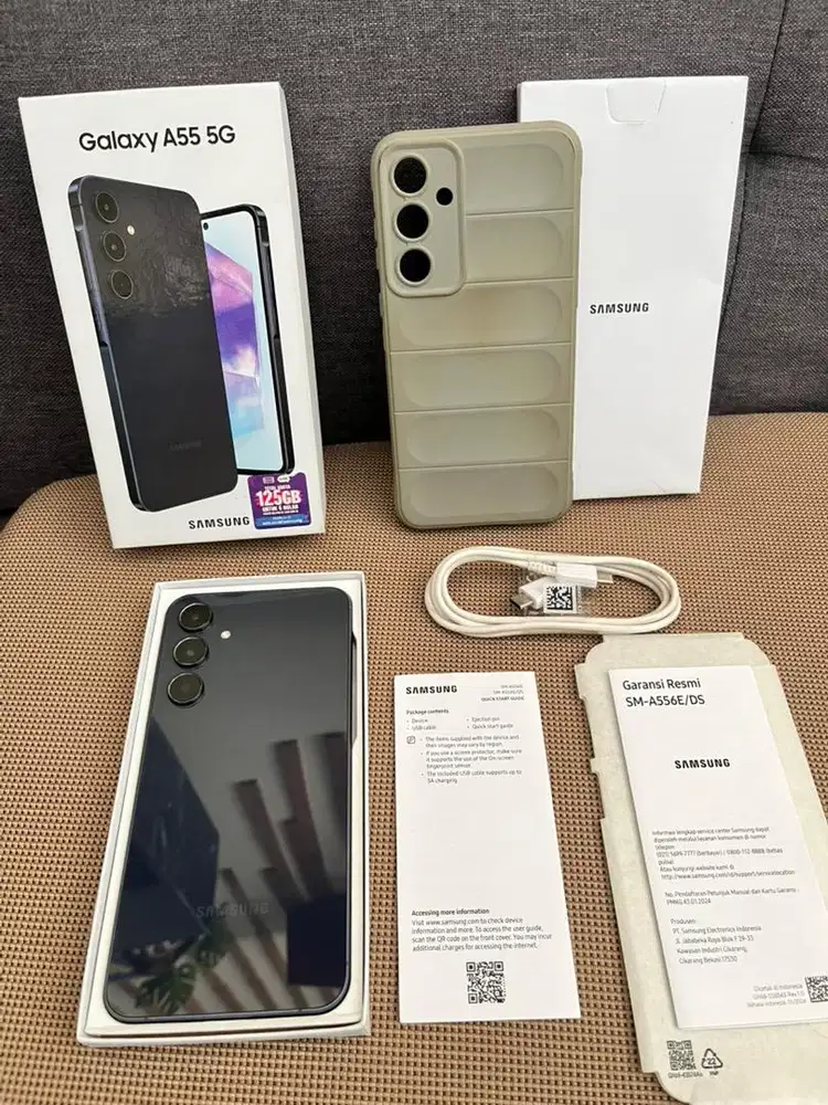 SAMSUNG A55 5G 8/256 lengkap ori Sein mulus