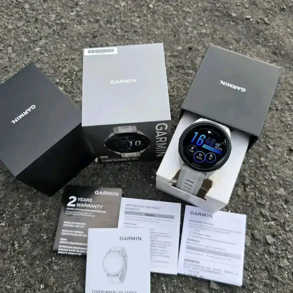 GARMIN FORERUNNER 165 WHITE