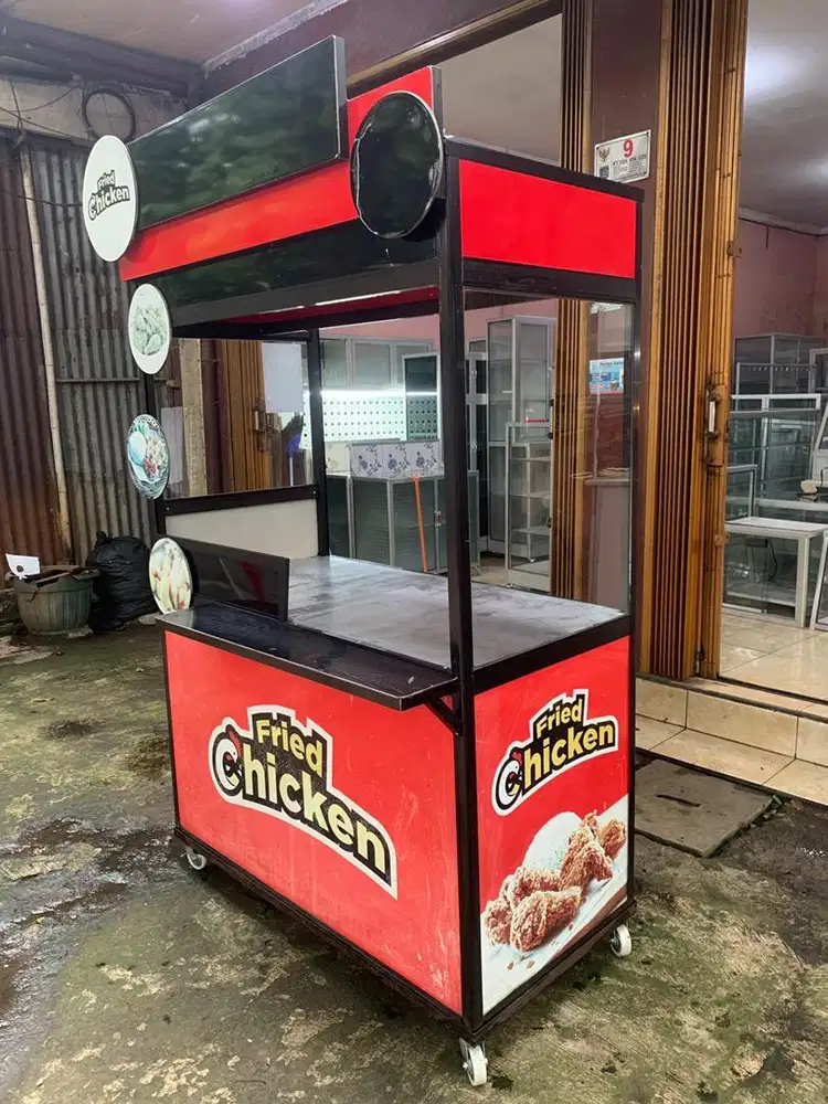 Gerobak alumunium bekas