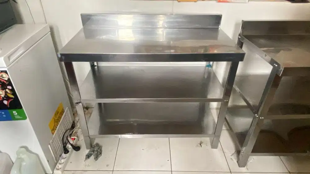 Meja Stainless 3 Susun